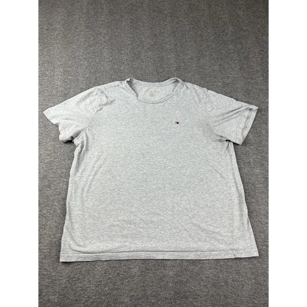 Tommy Hilfiger Classic Gray Graphic Tee Size Large